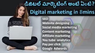 Learn Digital marketing  in telugu | job opportunities in digital marketing | Introduction