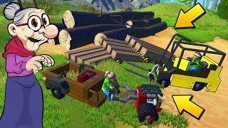  БАБКИ ЕДУТ РАБОТАТЬ НА ЛЕСОПИЛКУ  МУЛЬТИК в Scrap Mechanic  СКРАП МЕХАНИК 