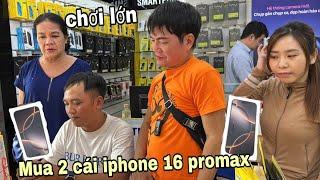 Mua thêm 2 cái Iphone 16 Pro max, cửa hàng trưởng chạy tán loạn