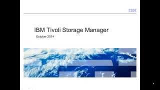 Tivoli Storage Manager (as of 7.1.1) - basic, high-level presentation