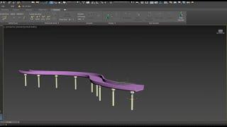 Flyover modeling with sweep  modifier in 3ds max