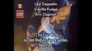 RTL PLUS Werbetafel für The Concert of the Century im Madison Square Garden in New York 1988