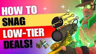 How To Snag Low-Tier Deals! Scrap.tf Auction Guide (100 keys profit) [TF2 Trading]