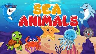 Sea Animals | Aquatic Animals | English Educational | Bright Minds Club