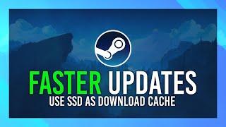 10x Faster Steam Downloads | Updates, on Hard Drives (HDD) | Symlinked Cache