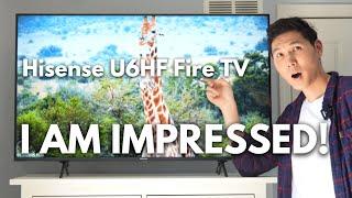 Hisense U6HF Fire TV - BEST TV SETTINGS & Review