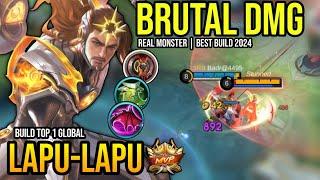 LAPU-LAPU BEST BUILD 2024 | BUILD TOP GLOBAL LAPU-LAPU GAMEPLAY | MOBILE LEGENDS