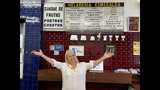 BUENOS AIRES BEST ICE CREAM EVER!  Heladeria Esmeralda. ALL NATURAL! - Buenos Aires Argentina - ECTV