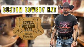 Getting a Custom Hat at Howell Western Wear! | Ryan Jay