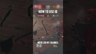 how to use iq #shorts #r6siege