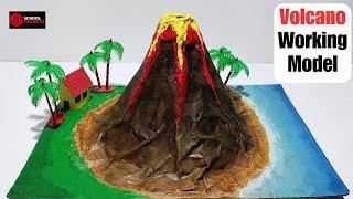 Volcano Working Model For School Project