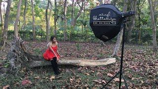 Outdoor shoot of Momo (Rina) in Western attire