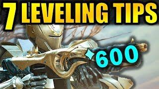 Destiny 2: 7 BIG LEVELING TIPS! - Get to 600 Power Fast! | Forsaken