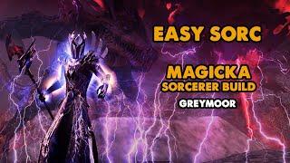 ESO - Easy Sorc - Magicka Sorcerer PVE Build - (Greymoor)