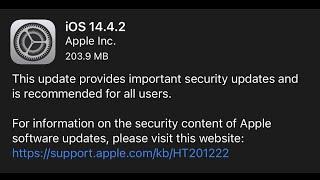 Apple Releases iOS 14 4 2 Unexpected Update With Urgent Security Fix