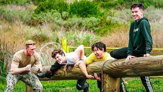 I Challenged James Charles, Markiplier, and Ethan to a Military Obstacle Course