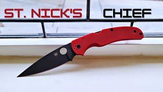 Spyderco St. Nick's Exclusive Native Chief: Knife Overview