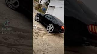 Car moving rims stay still custom rims mustang #mustang #rims