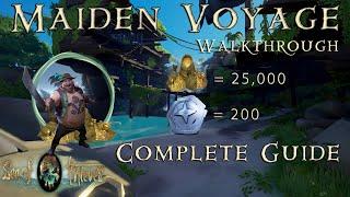 Sea of Thieves - Maiden Voyage Journal Locations + Massive Loot Score 25,000 Gold + 200 Doubloons