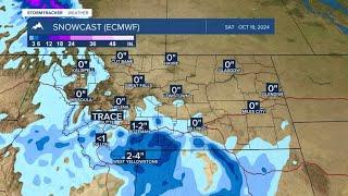 Comet viewing and mountain snow in your forecast