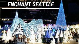 Enchant Seattle Christmas Holiday lights, lyric video for song "Blue," Cheri Smith, Blue Heart Music