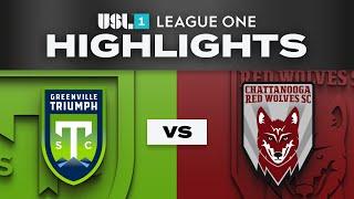 6.21.2025 | Greenville Triumph SC vs. Chattanooga Red Wolves SC - Game Highlights