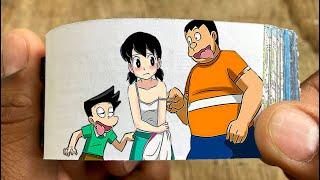 Doraemon Cartoon Flipbook #189 | Shizuka Take Off Her Clothes Flip Book | Flip Book Artist 2024