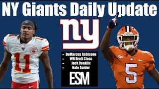 NY Giants Daily Update 2/12 (DeMarcus Robinson, Nate Solder, WR Draft Prospects)