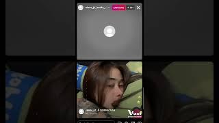jessika intan sambil tiduran  live instagram terbaru!!!