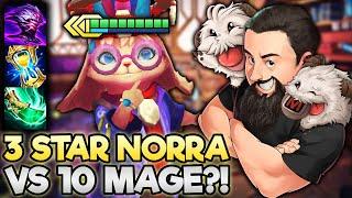 3 Star Norra - How to Beat 10 Mage!! | TFT Magic & Mayhem | Teamfight Tactics