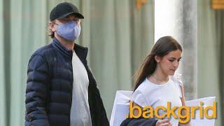 Leonardo DiCaprio takes his niece Normandie on a shopping spree with family in Beverly Hills