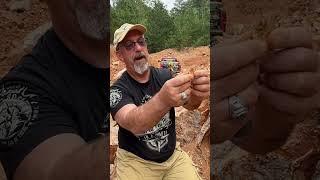 The sound of the crystal releasing from the wall!  #CrystalDigging   #ArkansasCrystals