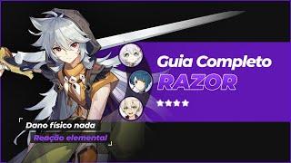 MELHOR DO QUE EU ESPERAVA - GUIA COMPLETO DO RAZOR - GENSHIN IMPACT