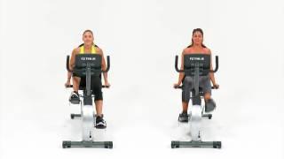 TRUE's ES900 Recumbent Bike