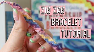 Zig Zag Bracelet Tutorial [CC] || Friendship Bracelets