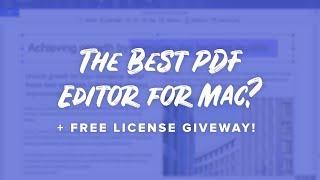 The Best PDF Editor for Mac 2018?