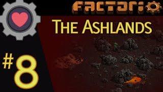 Factorio 0.16 Let's Play: The Ashlands! #8 A WALL FOR COAL