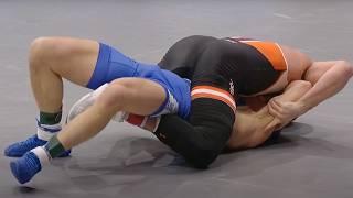 157lbs Bryce Andonian (Virginia Tech) tech fall Logan Ferrero (Duke)