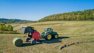 How Round Bales Are Made - KUHN VB 560