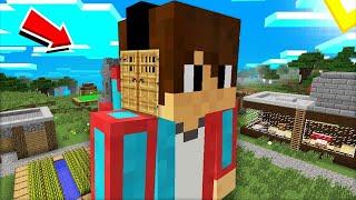 ПОСТРОИЛ ДОМ В СКИНЕ КОМПОТА В МАЙНКРАФТ | Флэтич Minecraft