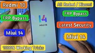 All Redmi FRP Bypass Miui 14 || Redmi 10/10A/10c FRP Bypass Latest Security Miui 14