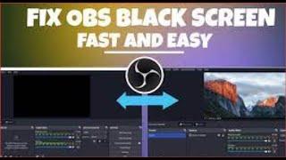  FIX OBS Black Screen 2024 | OBS Game Capture/Display Capture FIX (Windows 10/11) 