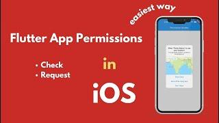 Flutter Permission : Managing App Permissions in iOS device | permission in iOS app | amplifyabhi