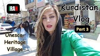 My Vlog To Palangan Village - an Ancient Jewel in Kurdistan - Unesco Heritage - IRAN (English Sub )