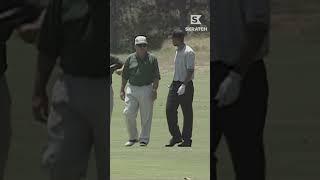 RARE footage of early Tiger/Butch practice round