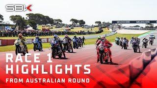 HIGHLIGHTS from Race 1 at Phillip Island  | 2025 #AustralianWorldSBK 