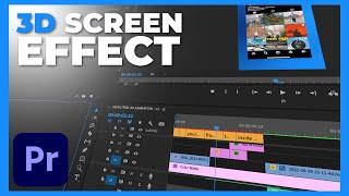 How To Create a 3D Screenshot in Premiere Pro