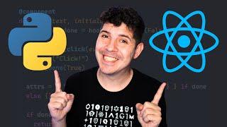 ¡Usa React con Python y sin JavaScript! Tutorial desde cero