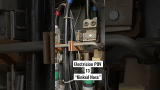 Electrician POV episode 13 the kinked hose #electrical #electrician