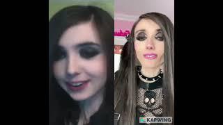 Eugenia Cooney Holding Camera Up To Face (FIRST VS MOST RECENT STREAM - 11 YEARS DIFFERENCE) #shorts